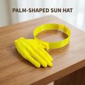 New product palm sun hat funny sun hat palm sun hat integrated installation - adjustable size Zpaxo Yellow