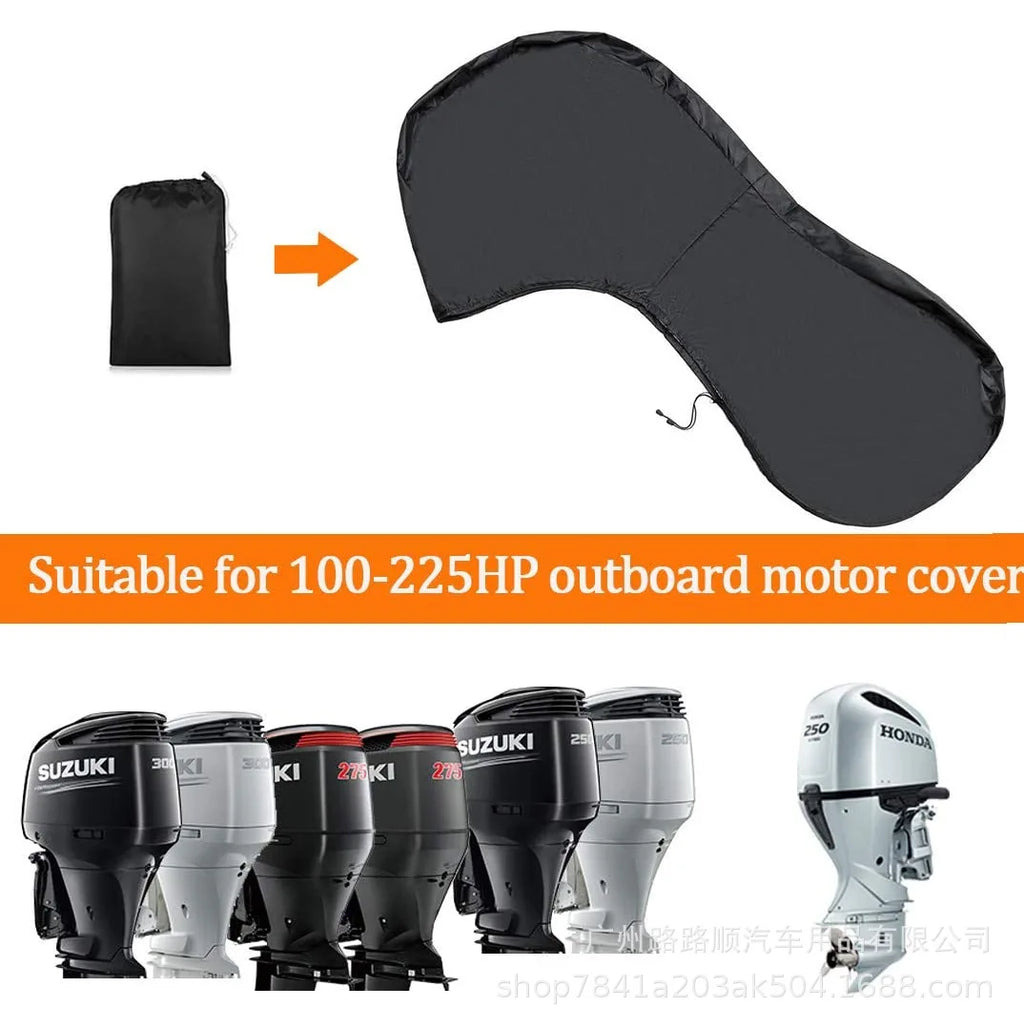 600D Outboard Motor Cover – Waterproof UV-Proof, 6–225HP