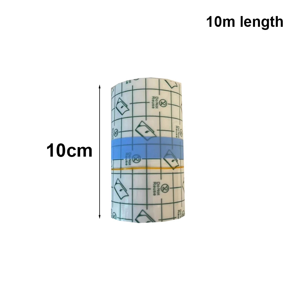 1 Roll PU Protective Tattoo Film Stickers Paste Waterproof Adhesive Aftercare Skin Healing Tape Bandage Tatu Repair Accessories Zpaxo 10cm x 10m
