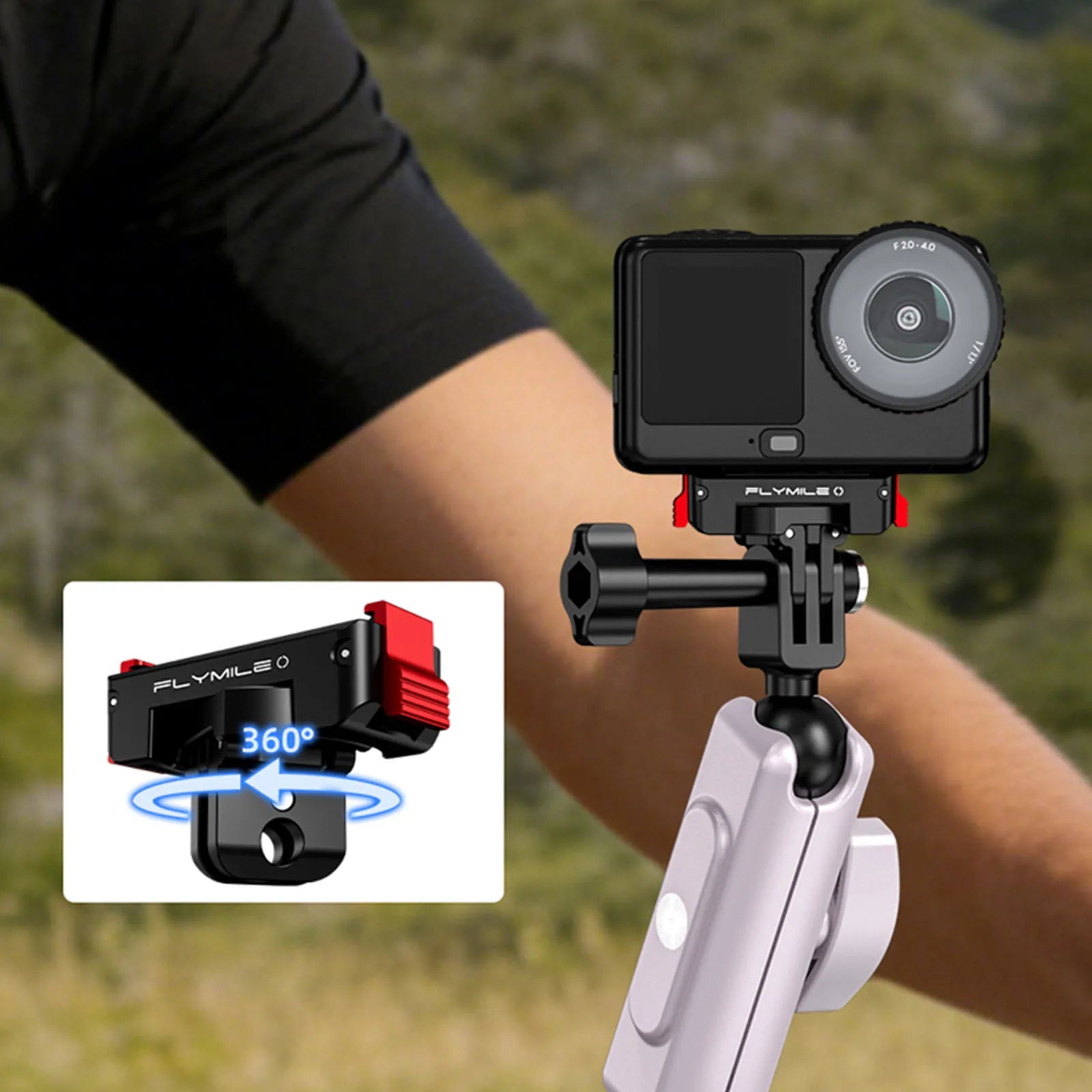 Magnetic Adapter Mount DJI Action 5 OSMO 4 Camera Accessories Quick