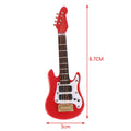 1 12 Dollhouse Miniature Music Electric Guitar Model Kids Musical Toy Zpaxo Red