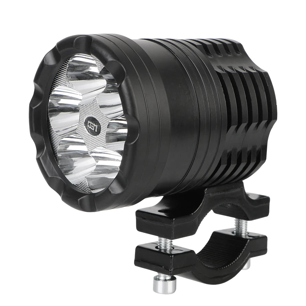 12V Motorcycle Light for BMW Honda Kawasaki Cafe Racer Auxiliary Fog Lamps LED Headlight Spotlight Assembly Driving Lamp Zpaxo
