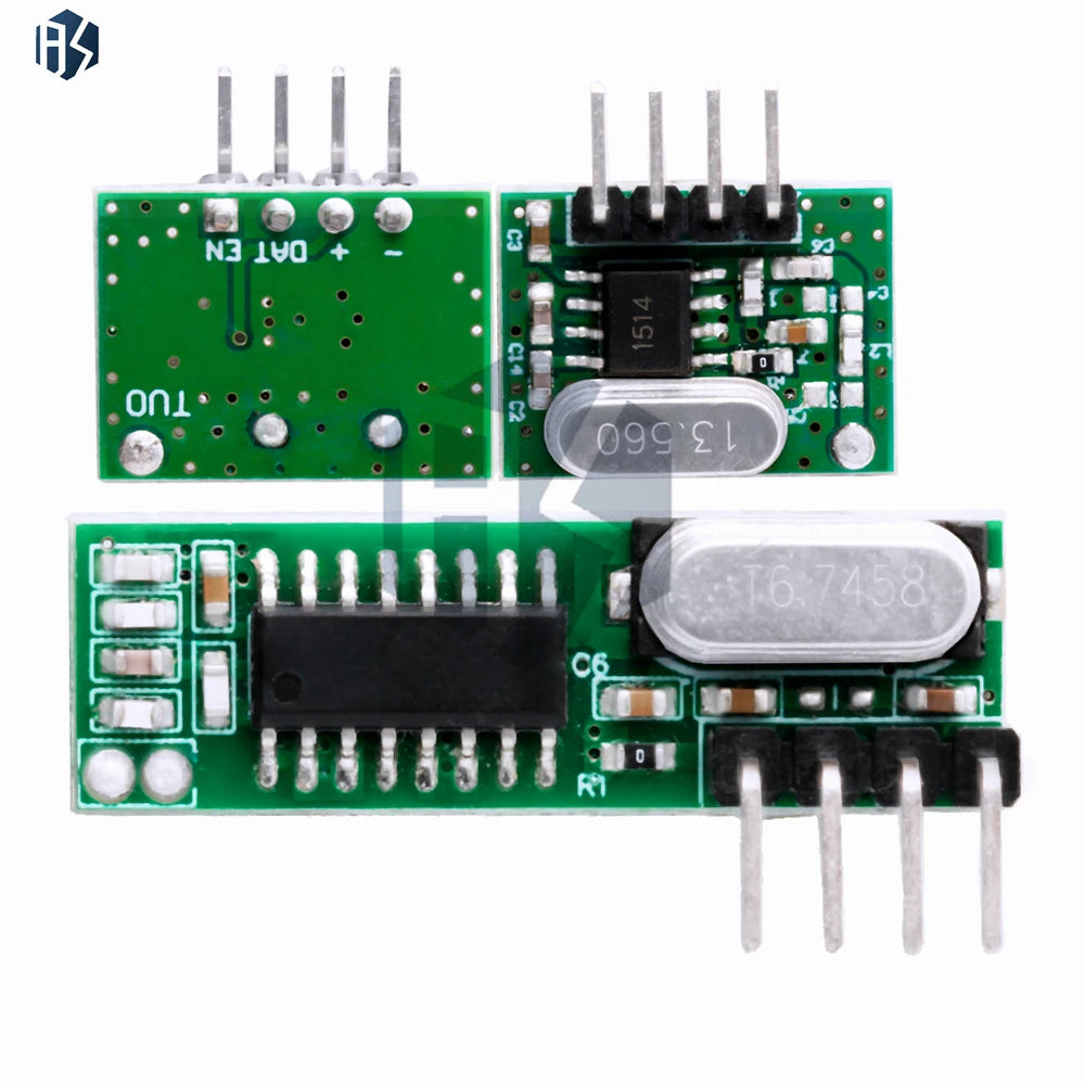 433MHz RF Superheterodyne Transceiver Module Wireless Remote Control Zpaxo