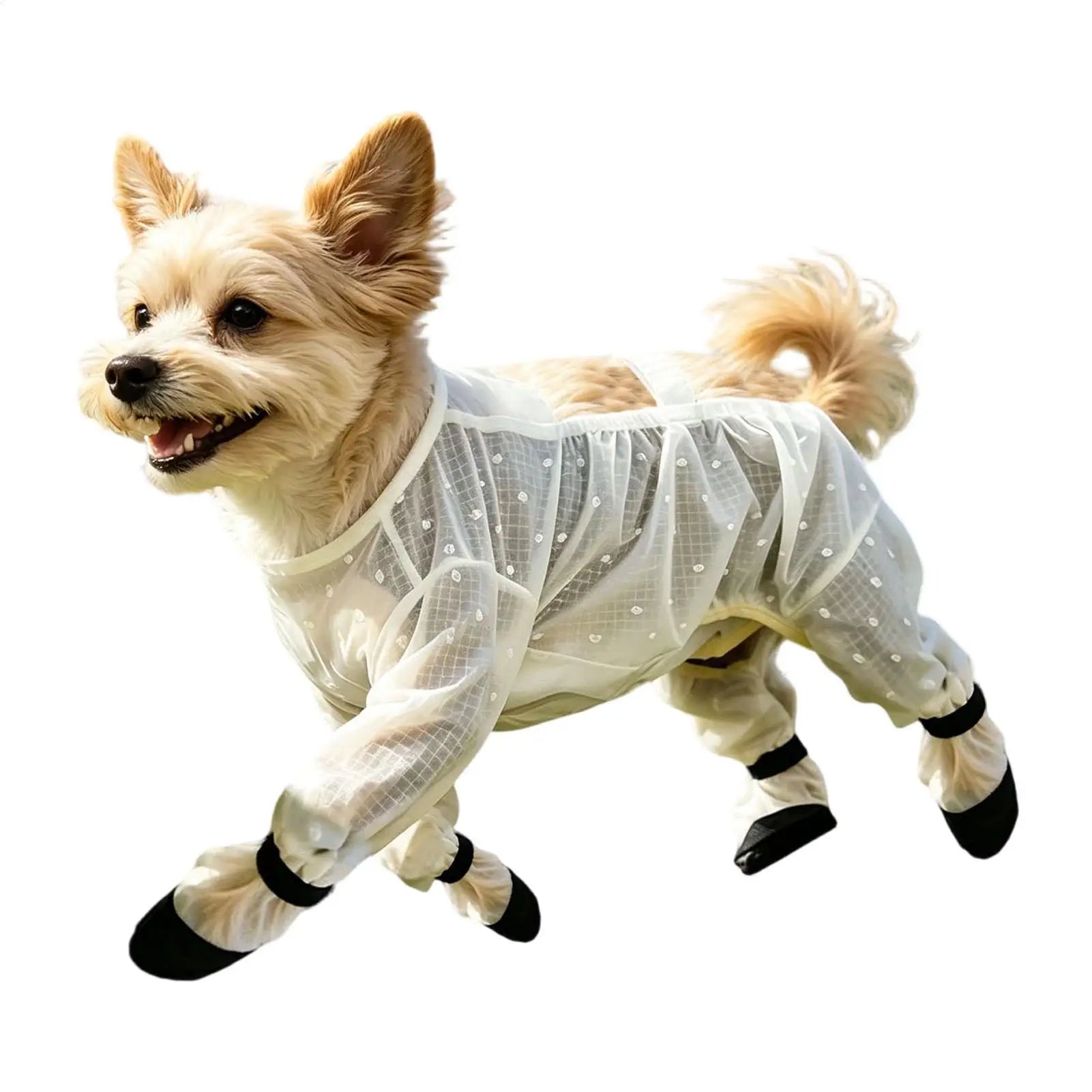 Small Dog Onesie Pet Elastic Bodysuit With D-Ring And Adjustable Strap Puppy Breathable Onesie For Commuting Walking Outdoor Zpaxo L China Mainland
