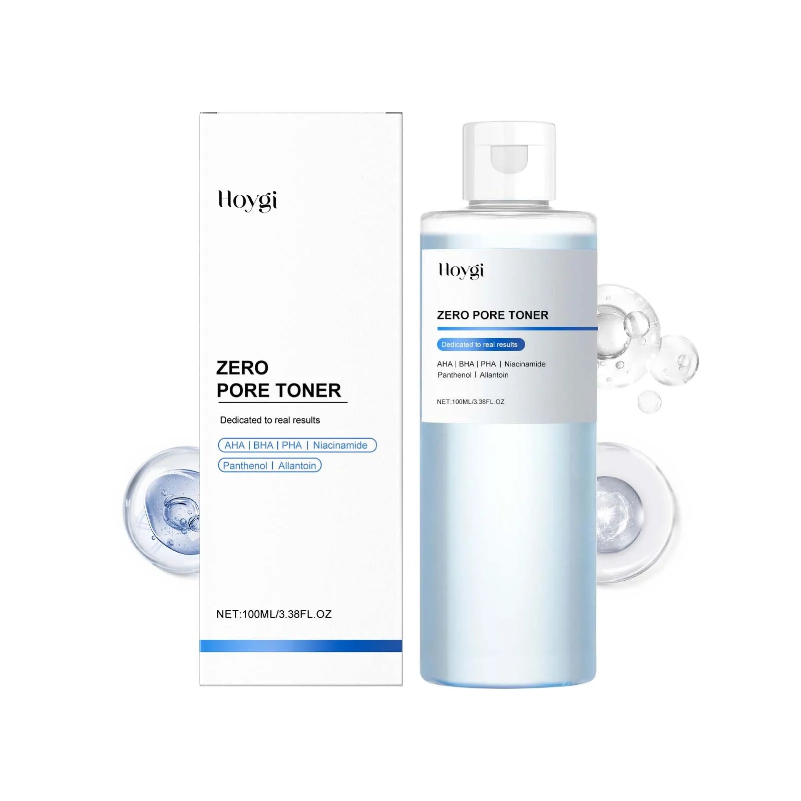 Hoygi Exfoliating Hydrating Toner – Pore Refining & Brightening Facial Toner Zpaxo 100ml Boxed