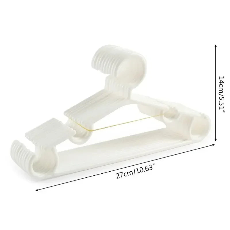 5-20Pcs Baby Hangers for Plastic Candy Colored Children's Clothes Hanger -Safe and Durable Can Be Used As Toddler or Baby Hanger Zpaxo
