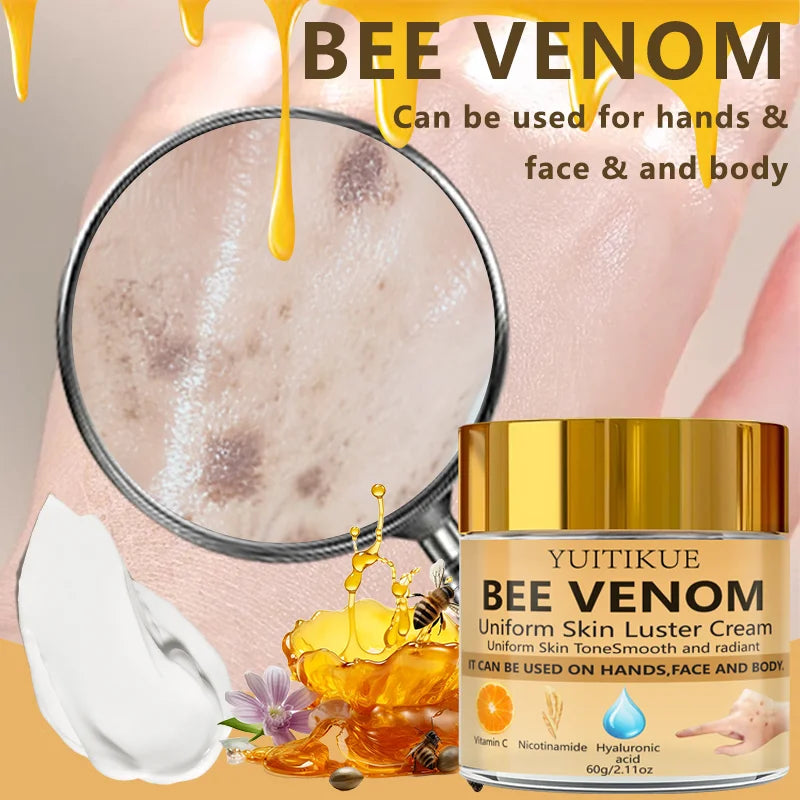 YUITIKUE Bee Venom Cream – Brighten, Hydrate & Fade Dark Spots Brightening Face Cream Zpaxo