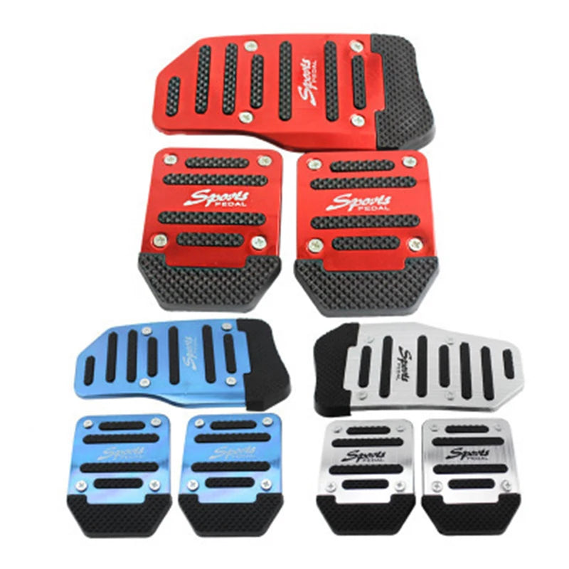 Aluminum Non-Slip Car Pedal Covers – Brake & Gas Pad Set