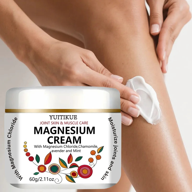 YUITIKUE Magnesium Cream for Joints & Muscles – Deep Hydration Magnesium Body Cream Zpaxo