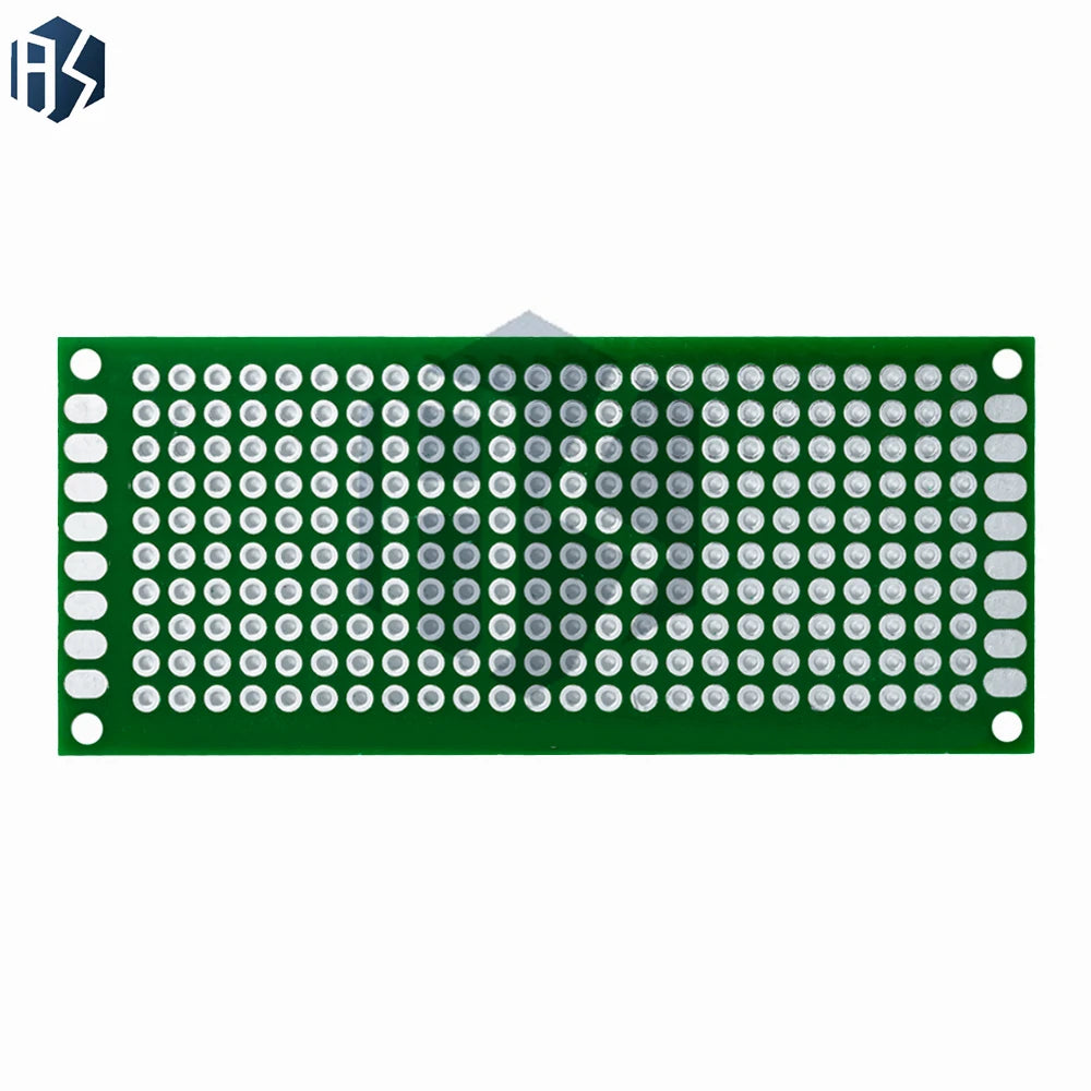 FR4 Double-sided Prototype PCB 3x7cm Universal DIY Circuit Board Green Zpaxo