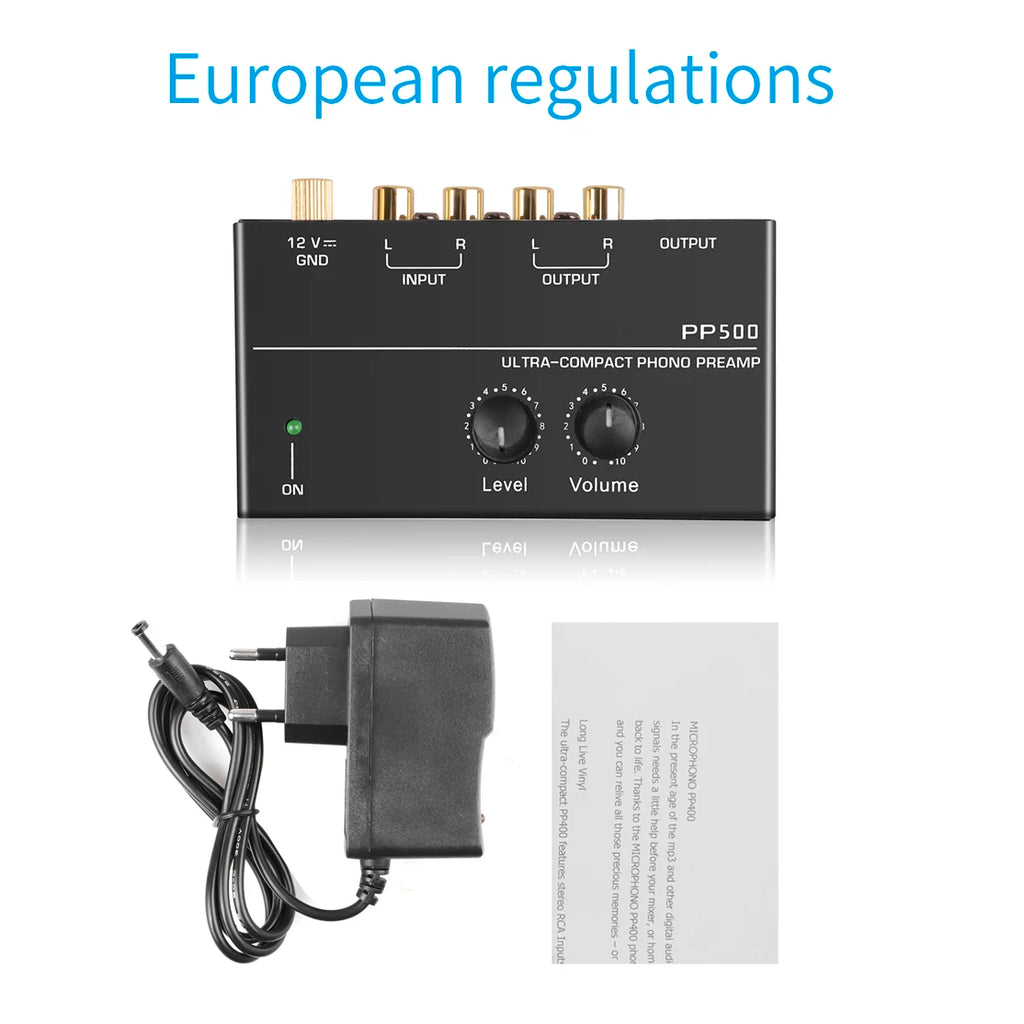 Mini Amplifier Audio Home Ultra-compact Phono Preamp Amp Preamplifier