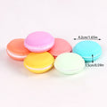 6Pcs Macaron Jewelry Box 6 Color Mini Rings Earrings Storage Box Travel Cosmetic Organizer Case Pill Container Zpaxo 6Pcs