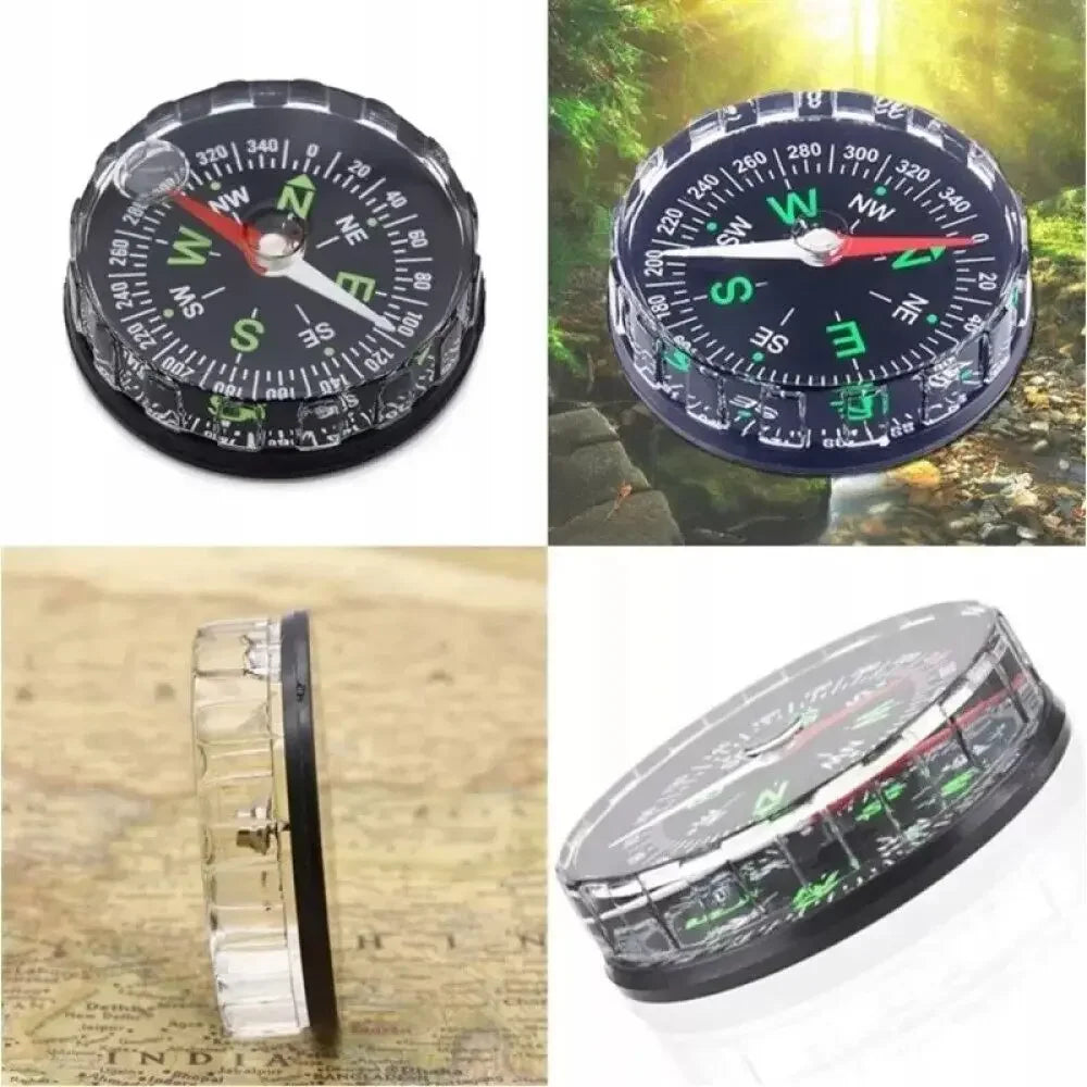 Compass Mini Outdoor Navigation Camping Hiking Pocket Disorientated