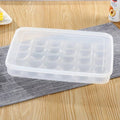 Hot 1PC 30 Grids Large Capacity Egg Box Refrigerator Storage Box Plastic Food Preservation Egg Storage Refrigerator Storage Box Zpaxo White 34.5 26 5.5