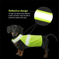 Hot selling fluorescent dog clothes big dog reflective safety clothing at night summer pet breathable vest Zpaxo orange pet vest2PC M