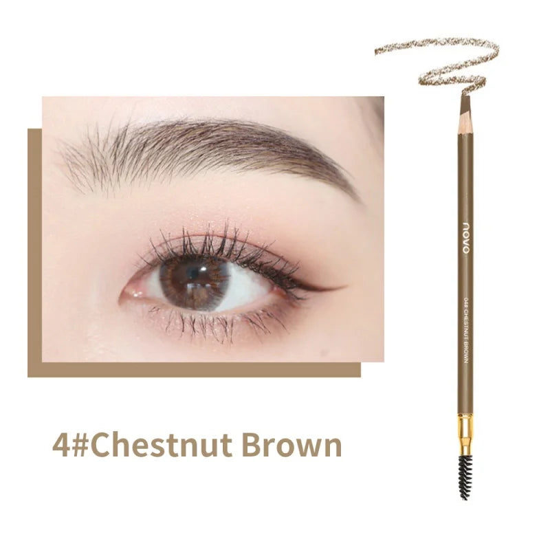 Permanent Eyebrow Pencil Professional Microblading Tattoo Waterproof Zpaxo 4 chestnut brown