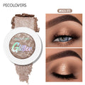 Monochrome Nude Highlights Eye Shadow Mud Mashed Potato Bright Mirror Crystal White Pearl Light Glitter Eyeshadow Palette Zpaxo 01