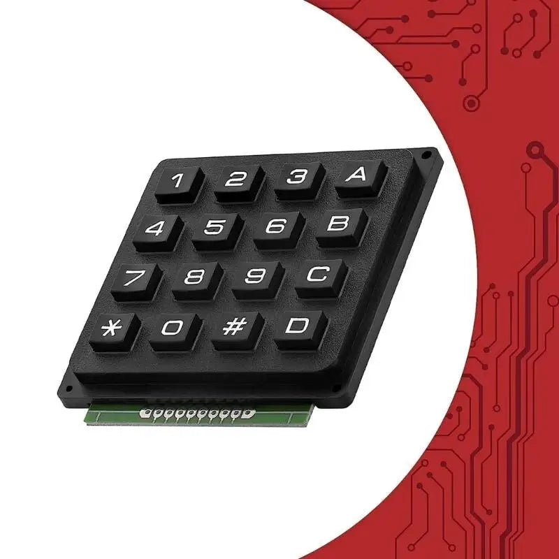 652F DIY Electronic 16 Matrixes Array/Keyboard Membrane Button Keypad Zpaxo