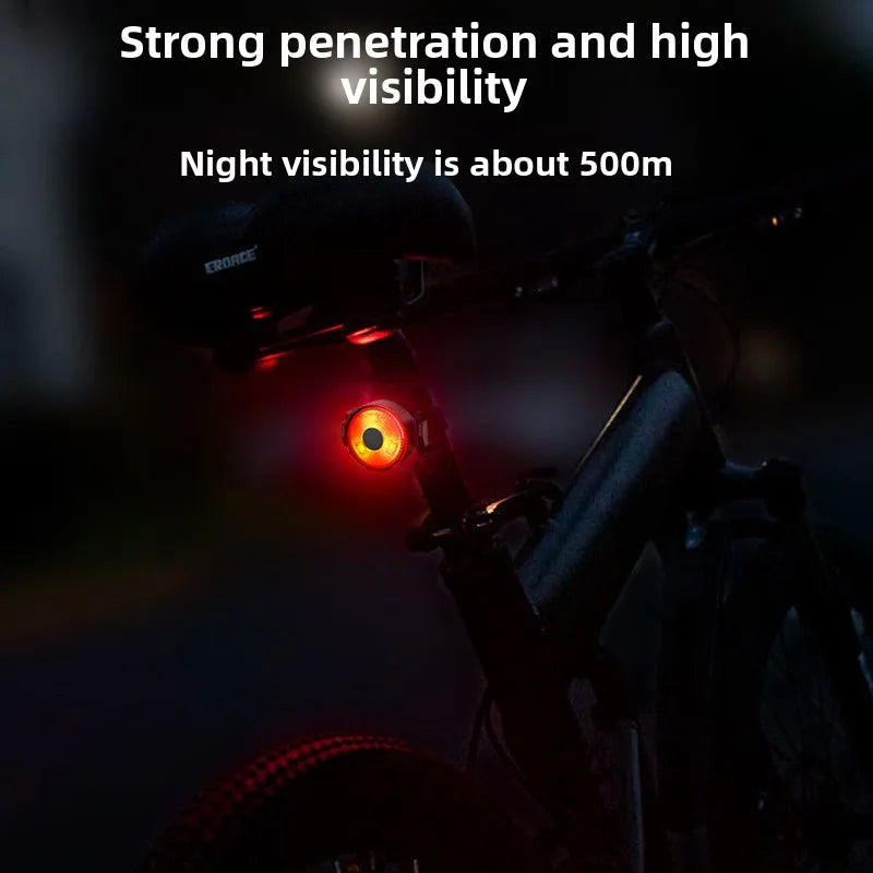 Strap Bicycle USB Charging Creative Taillights Mountain Bike Outdoor