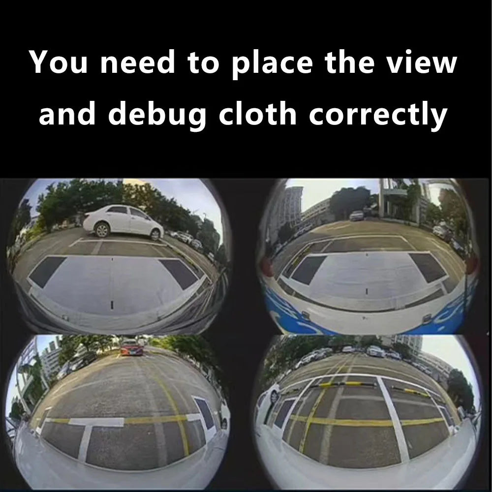 Car 360 Panoramic Image System Debugging Cloth Calibration