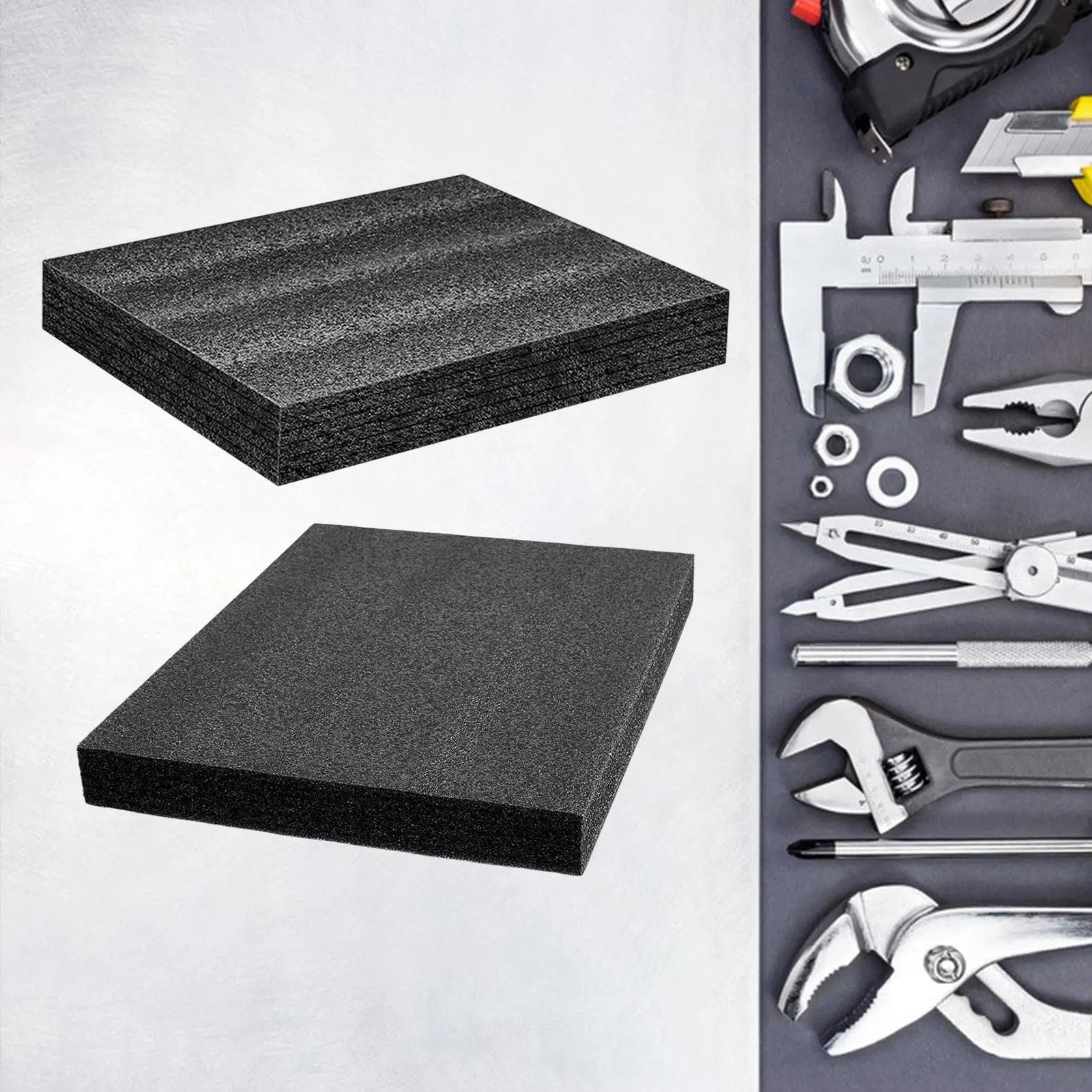 Cuttable Polyethylene Foam Sheet – Toolbox & Packing Insert Foam Padding Insert Zpaxo
