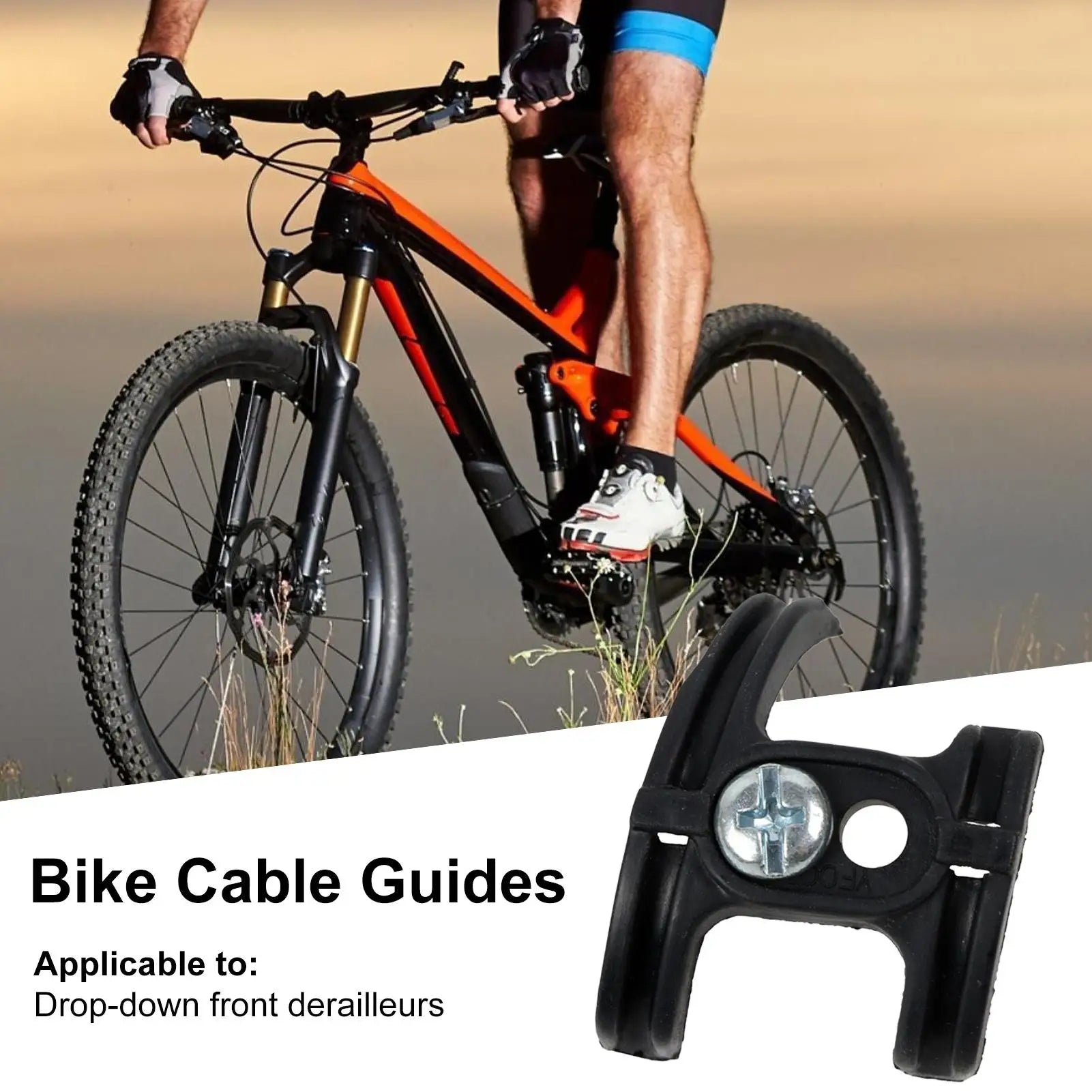Bike Shifter Gear Cable Guide Under Bottom Bracket Fixing Screw