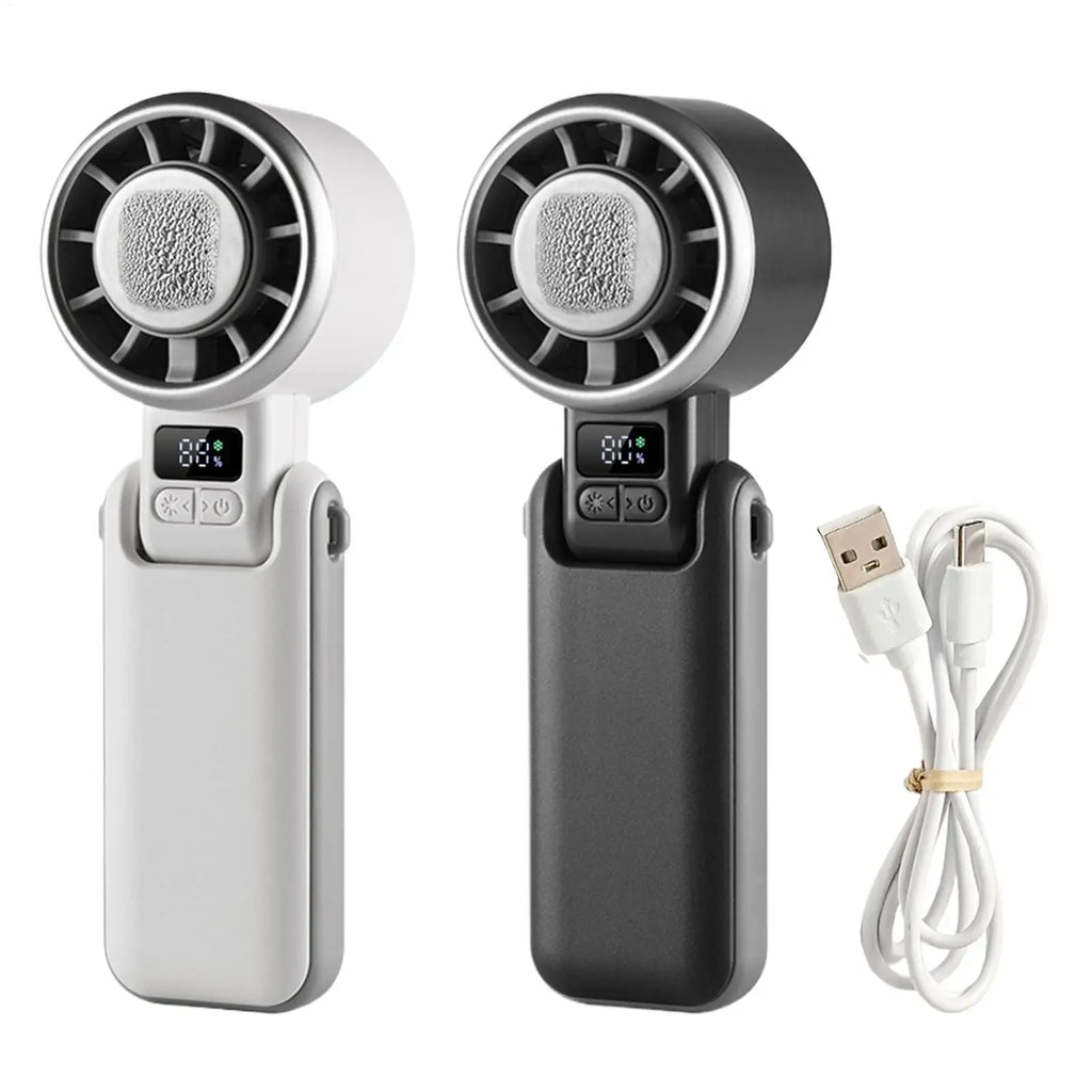 Handheld Turbo Fan 3600mAh USB Rechargeable Personal Air Cooler