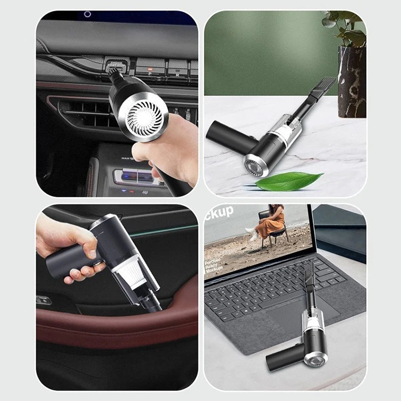 Vacuum Cleaner For Motor USB Charging ATV Car Household Vacuum Cleaner For Car with Fully Automatic High Power Powerful Cleaning Zpaxo