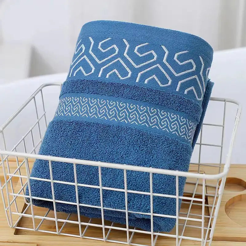 380g new pure cotton thick bath towel 70*140 soft absorbent no shedding color Zpaxo Navy Blue 70x140cm