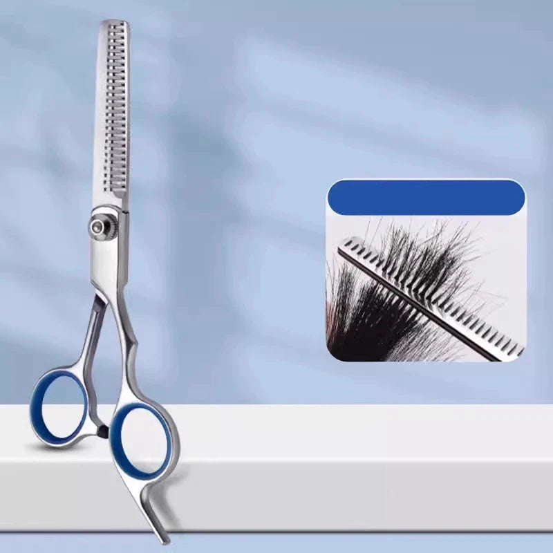 Hairdressing Scissors Stainless Steel Professional Hairdressing Scissors Cutting Thinning Scissors Barber Shear Home Salon Zpaxo style c