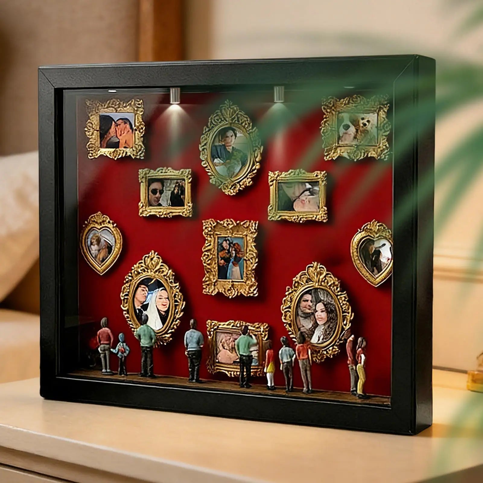 Small Display Box DIY Deep Frame Miniature Museum Figurines Mini Art