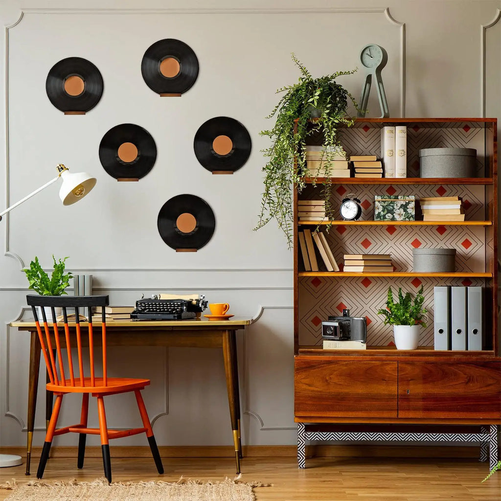Wall Mount Wood Vinyl Record Shelf Small Holder Display Shelves Album