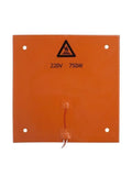 652F 3D Printer Bed Silicone Heated Heating Pad 310x310mm Zpaxo CN