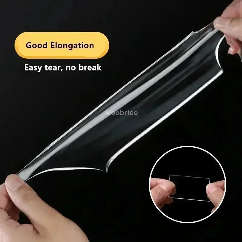 Ultra-strong Powerful Double Sided Adhesive Nano Tape Wall Mirror Stickers Self-adhesive Waterproof Tape Home Christmas Supplies Zpaxo