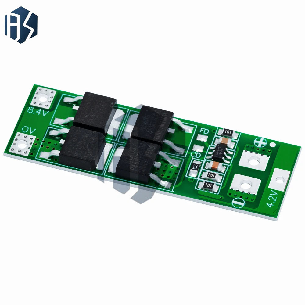 2S 20A 7 4V 8 18650 Lithium Battery Protection Board BMS Standard Zpaxo