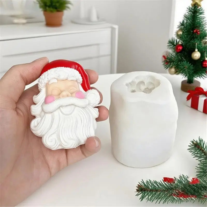 Santa Clause Silicone Mold Heat Resistant Christmas