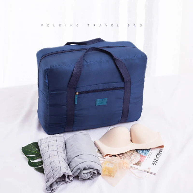 Foldable Travel Bag Luggage Suitcase Organiser Storage Unisex Hand