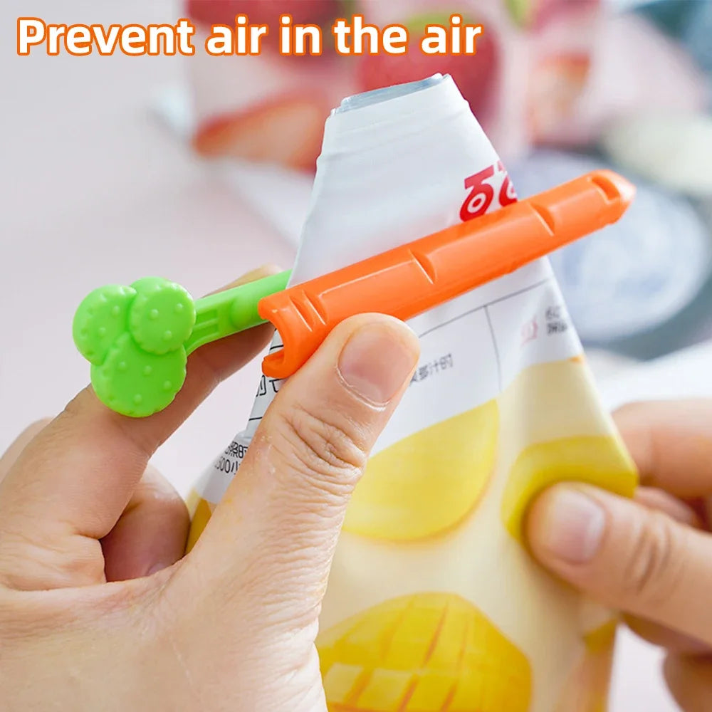 Carrot Sealing Clips – Airtight Food Freshness & Snack Storage Food Sealing Clip Zpaxo