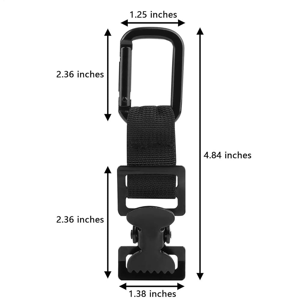 Glove Clips Firefighter Mitten Clamp Serrated Design Work Glove Holder for Towel Pant Belt Golf Firefighter Construction Skiing Zpaxo