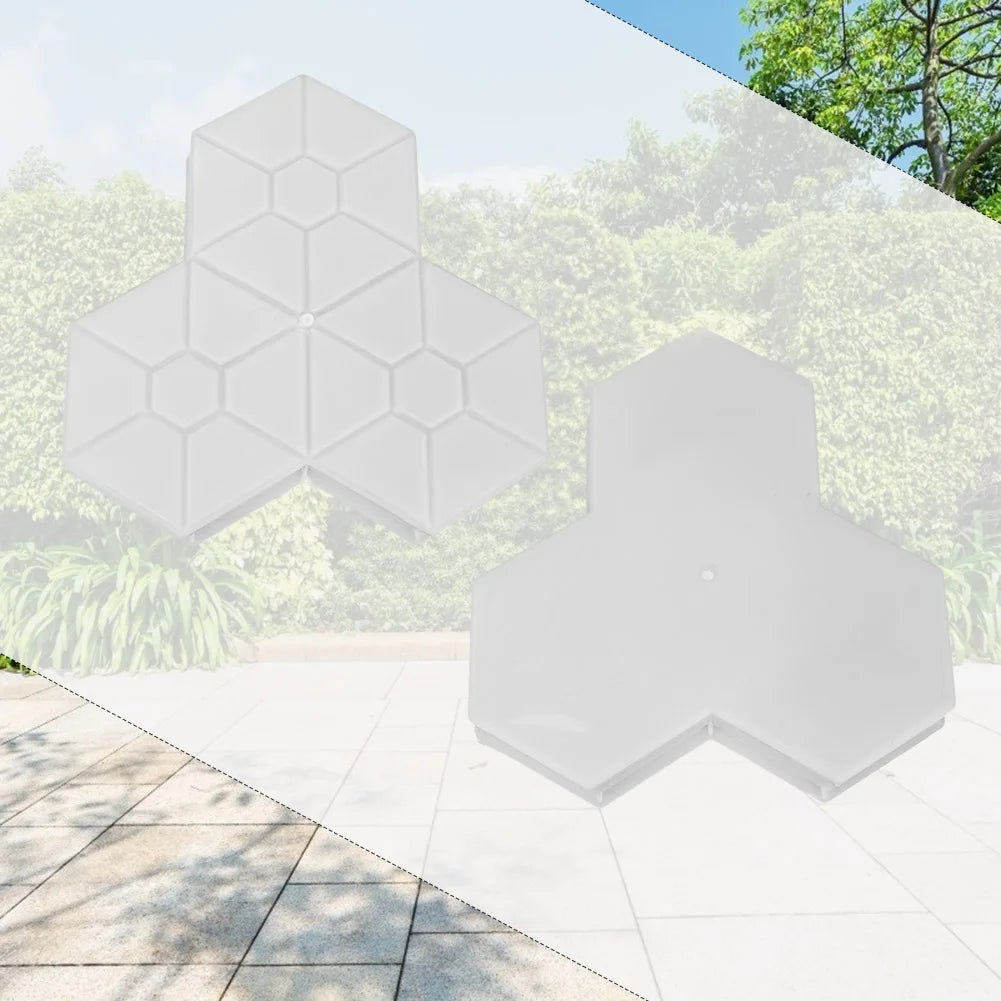 DIY Plastic Garden Yard Paving Manually Maple Leaf Pathway Pavement