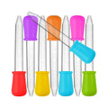 Small Silicone Plastic Pipette Dropper Feeding Medicine Liquid Eye