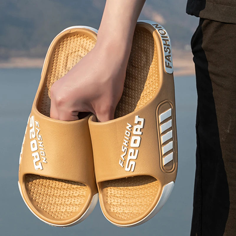 Big 48-49 Men Slippers Summer Flat Sole Home Women Man Open Toe Trend