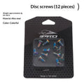 Bicycle Disc Brake Rotor T25 Red Blue Green Purple Gold Plating Zpaxo Multicolor