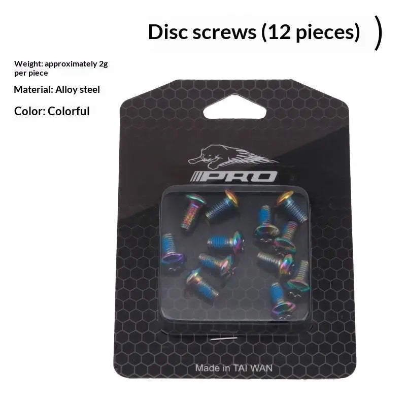 Bicycle Disc Brake Rotor T25 Red Blue Green Purple Gold Plating Zpaxo Multicolor