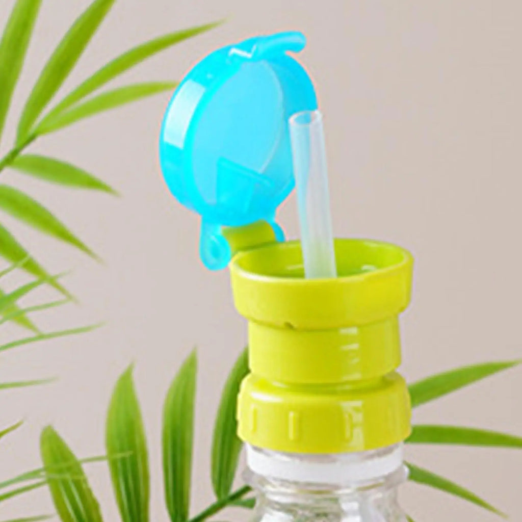 1PC Water Bottle Caps Spill Proof Juice Soda Water Bottle Twist Cover Caps With Straw Safe Drink Sippy Caps Feeding Drinkware Zpaxo