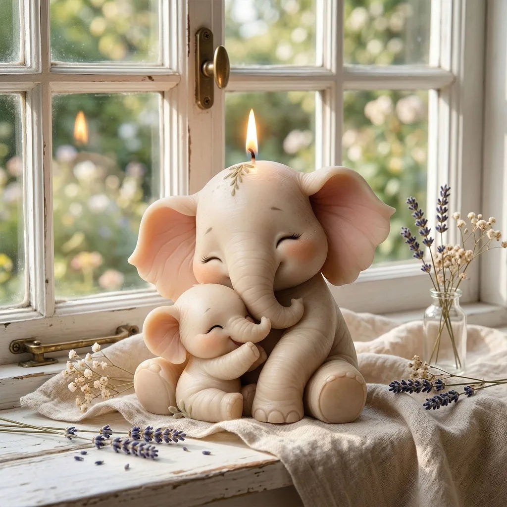 3D Elephant Silicone Mold – Candle, Resin & Epoxy Crafts
