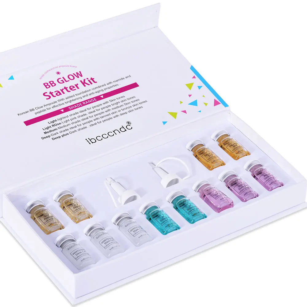 Korea BB Cream Glow Beginner Starter Kit Niacinamide/Peptide Face Skin Care Serum Essence Zpaxo 1