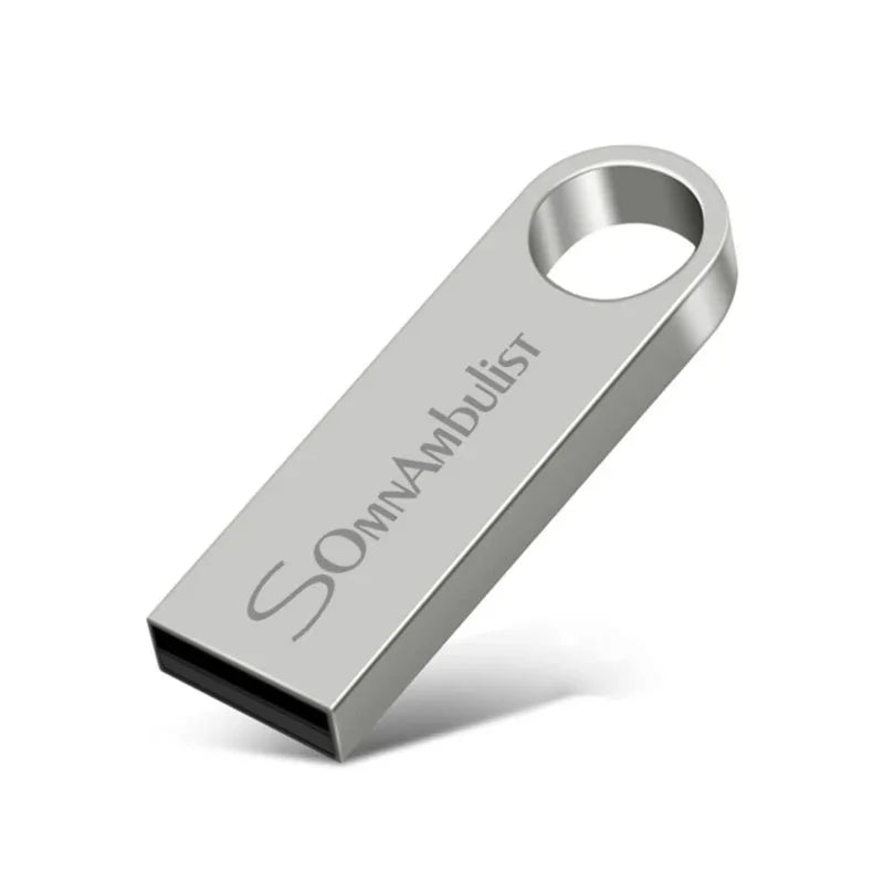 Somnambulist Pen Drive 32GB 64GB 128GB Speed USB2 0 Mobile Mini 16GB Zpaxo Silver 16 GB