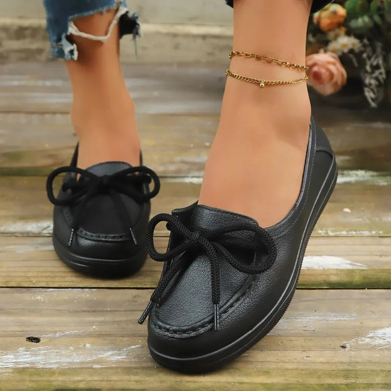 2026 Spring Autumn Shallow Mouth Casual Thick Soled Single Shoes Zpaxo