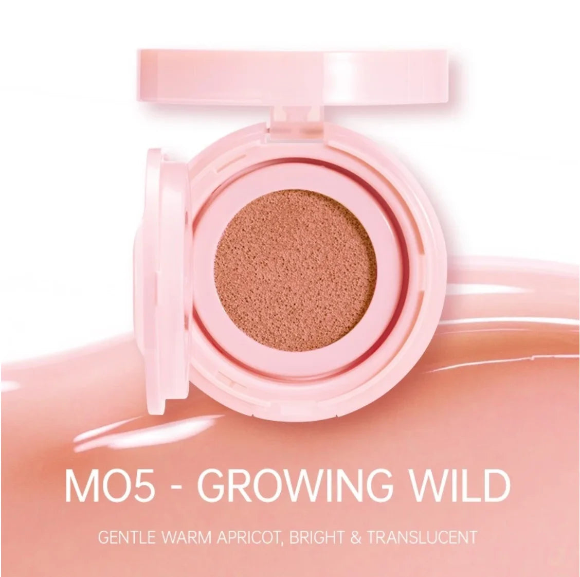 Mooekiss Cushion Blush Matte Finish Natural Nude Shades Moisturizing Yet Non-Oily Compact & Lightweight Original Makeup Cosmetic Zpaxo M05